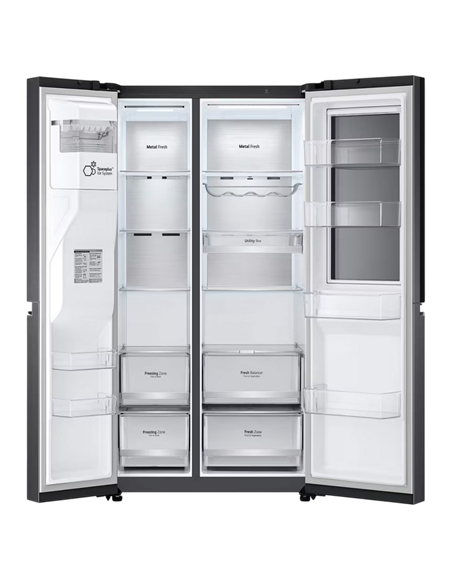 Frigider LG GSXV90MCAE, Negru