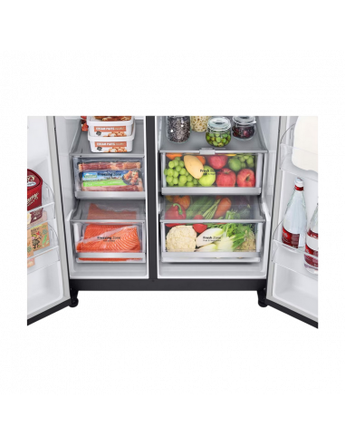 Frigider LG GSXV90MCAE, Negru