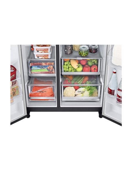 Frigider LG GSXV90MCAE, Negru