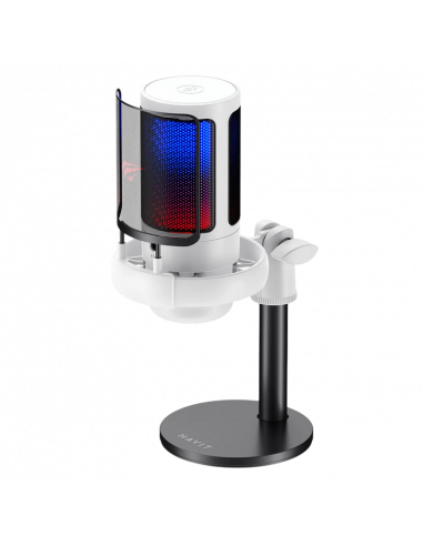 Игровой Микрофон Havit GK50, Проводной, Белый