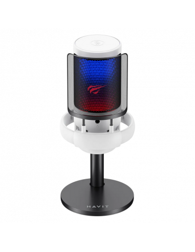 Игровой Микрофон Havit GK50, Проводной, Белый
