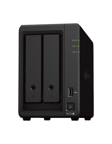 Сетевое хранилище SYNOLOGY DS723+, Чёрный