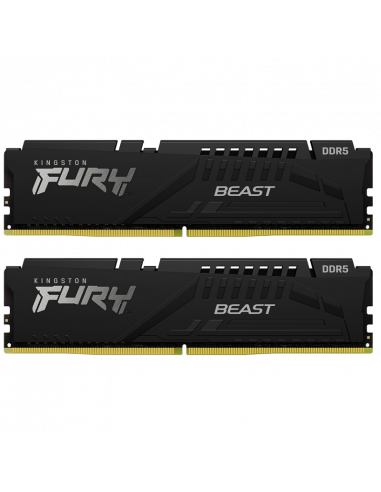 Оперативная память Kingston FURY Beast, DDR5 SDRAM, 5600 МГц, 64Гб, KF556C40BBK2-64