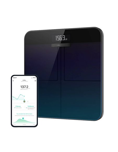 Cântar de podea Amazfit Smart Scale, Negru