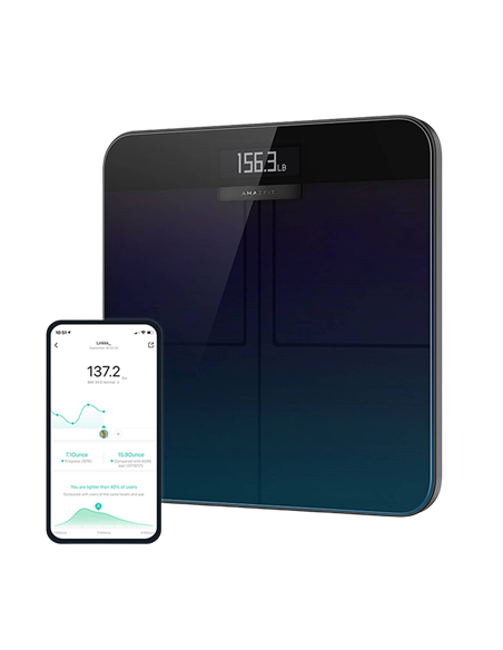 Cântar de podea Amazfit Smart Scale, Negru