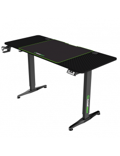 Birou Gaming Gamemax D140-Carbon-EC, Negru