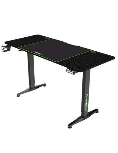 Игровой стол Gamemax D140-Carbon-EC, Чёрный