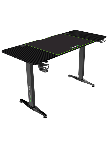 Birou Gaming Gamemax D140-Carbon-EC, Negru