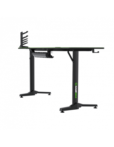 Birou Gaming Gamemax D140-Carbon-EC, Negru