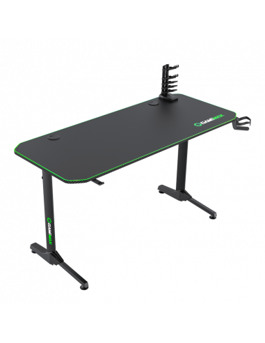 Birou Gaming Gamemax D140-Carbon-EC, Negru