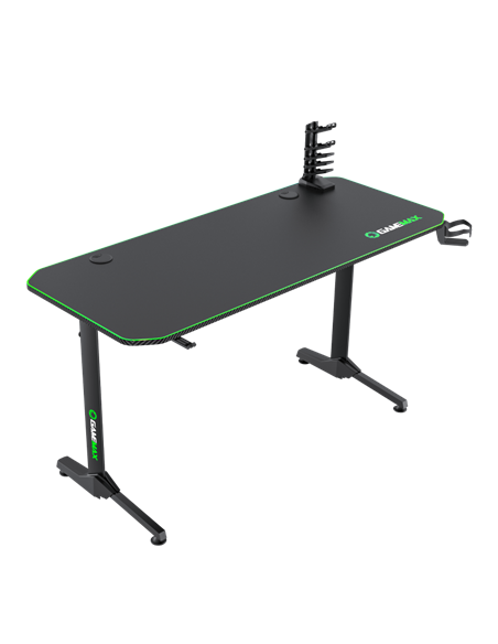 Birou Gaming Gamemax D140-Carbon-EC, Negru