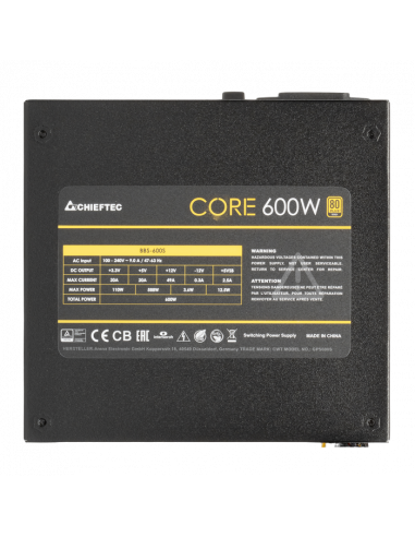 Sursă Alimentare PC Chieftec BBS-600S, 600W, ATX, Nemodular