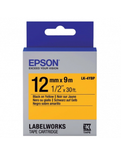 Картридж с лентой Epson LK-4YBP, 12 мм x 9 м 2