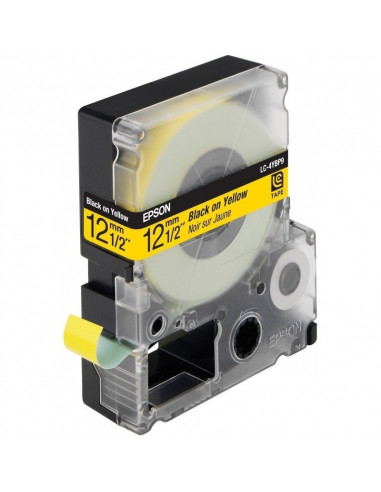 Картридж с лентой Epson LK-4YBP, 12 мм x 9 м
