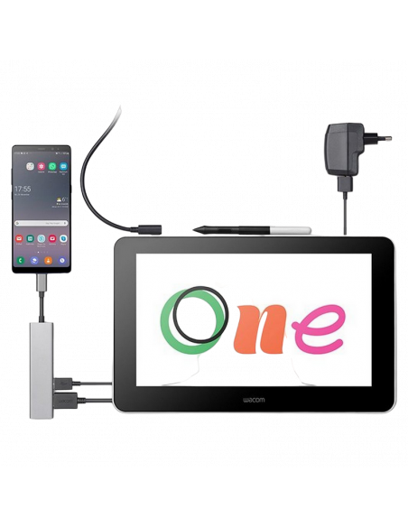 Графический планшет Wacom Interactive Pen One 13, Чёрный