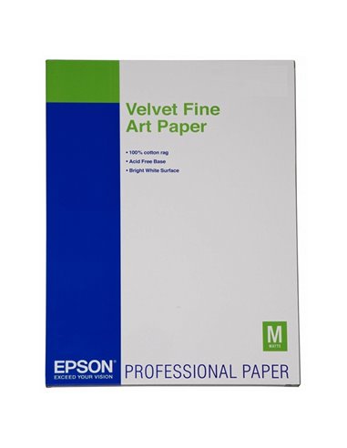 Hârtie fotografică Epson Velvet Fine Art Paper, A3+