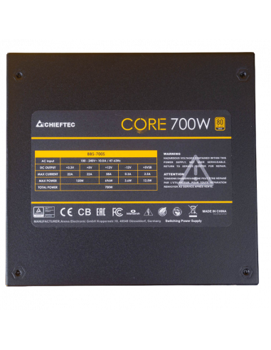 Sursă Alimentare PC Chieftec BBS-700S, 700W, ATX, Nemodular