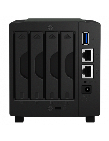 Сетевое хранилище SYNOLOGY DS419slim, Чёрный
