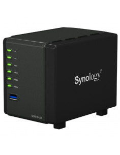 Сетевое хранилище SYNOLOGY DS419slim, Чёрный 2