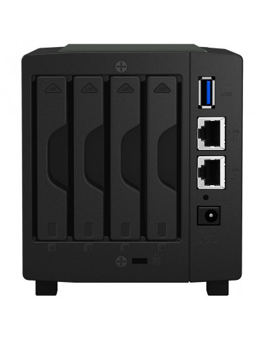 Сетевое хранилище SYNOLOGY DS419slim, Чёрный