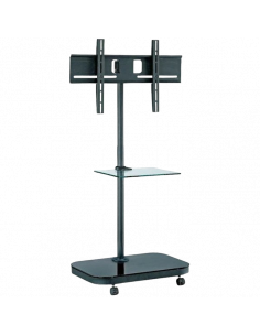 Мобильная стойка для телевизора Reflecta TV Stand 42P-Shelf, Чёрный