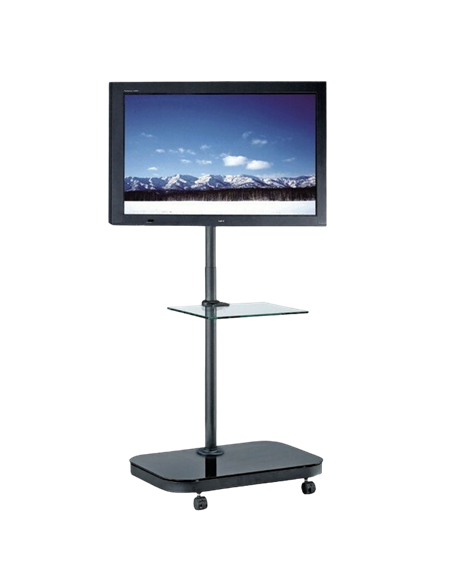 Suport TV Mobil Reflecta TV Stand 42P-Shelf, Negru