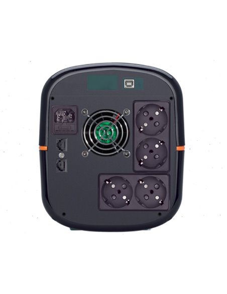 UPS Tuncmatik Digitech Eco 1500VA/900W Line-interactive, LED Panel, 4x Shuko