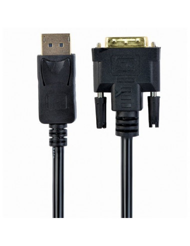 Видеокабель Cablexpert CC-DPM-DVIM-1M, DisplayPort (M) - DVI-D (M), 1м, Чёрный