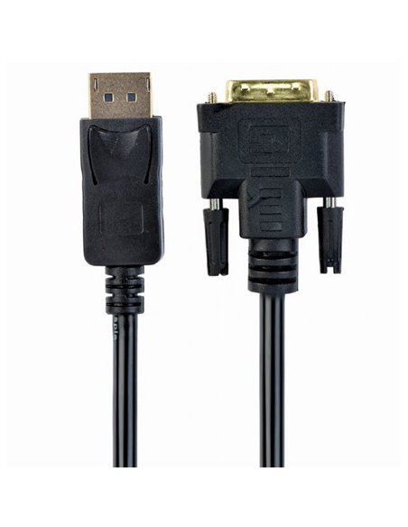 Видеокабель Cablexpert CC-DPM-DVIM-1M, DisplayPort (M) - DVI-D (M), 1м, Чёрный Видеокабель Cablexpert CC-DPM-DVIM-1M, DisplayPort (M) - DVI-D (M), 1м, Чёрный