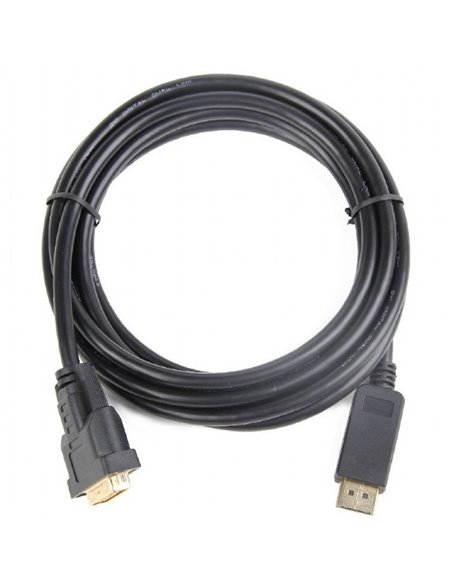 Видеокабель Cablexpert CC-DPM-DVIM-1M, DisplayPort (M) - DVI-D (M), 1м, Чёрный Видеокабель Cablexpert CC-DPM-DVIM-1M, DisplayPort (M) - DVI-D (M), 1м, Чёрный