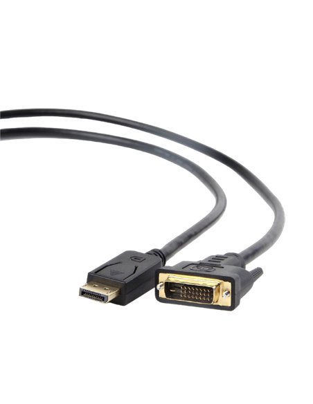 Видеокабель Cablexpert CC-DPM-DVIM-1M, DisplayPort (M) - DVI-D (M), 1м, Чёрный Видеокабель Cablexpert CC-DPM-DVIM-1M, DisplayPort (M) - DVI-D (M), 1м, Чёрный