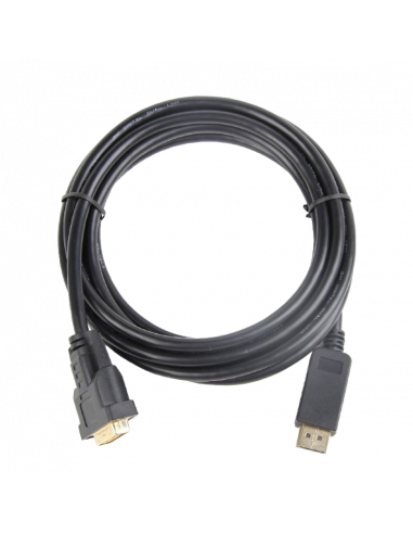 Cablu Video Cablexpert CC-DPM-DVIM-1M, DisplayPort (M) - DVI-D (M), 1m, Negru