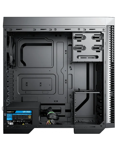 Компьютерный корпус Gamemax Dark Silent, Midi-Tower, Без блока питания, Чёрный