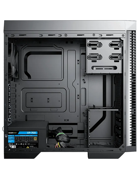 Carcasă PC Gamemax Dark Silent, Midi-Tower, Fără PSU, Negru Carcasă PC Gamemax Dark Silent, Midi-Tower, Fără PSU, Negru