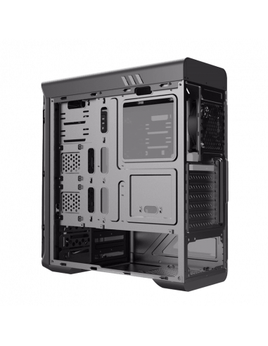 Carcasă PC Gamemax StarLight FRGB, Midi-Tower, Fără PSU, Negru