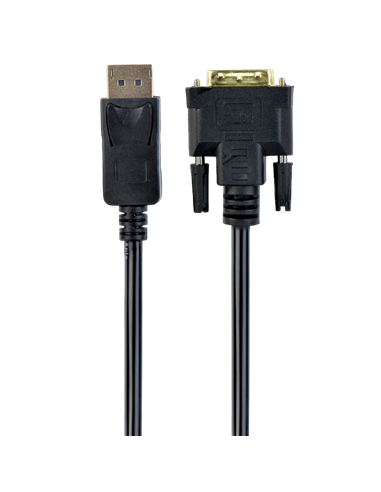Видео кабель Cablexpert CC-DPM-DVIM-6, DisplayPort (M) - DVI-D (M), 1,8м, Чёрный