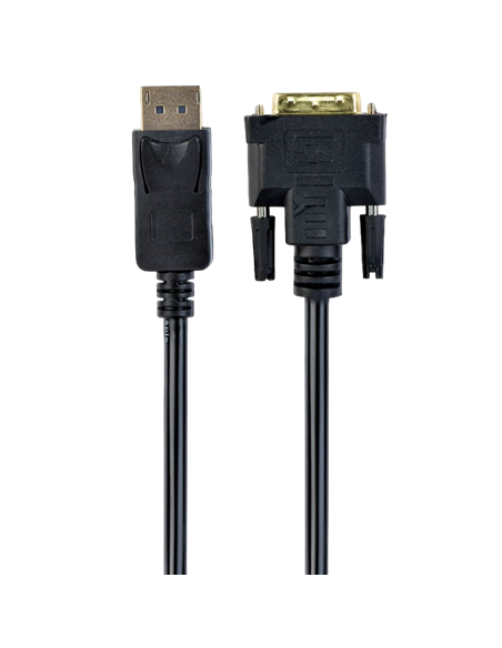 Видео кабель Cablexpert CC-DPM-DVIM-6, DisplayPort (M) - DVI-D (M), 1,8м, Чёрный