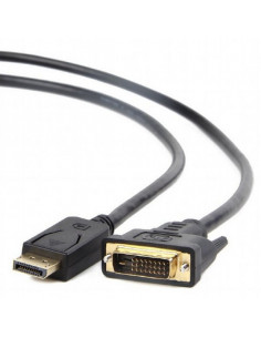 Видео кабель Cablexpert CC-DPM-DVIM-6, DisplayPort (M) - DVI-D (M), 1,8м, Чёрный 2