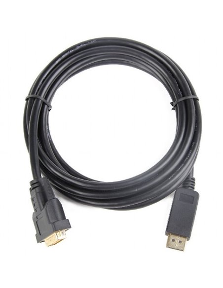 Cablu Video Cablexpert CC-DPM-DVIM-6, DisplayPort (M) - DVI-D (M), 1,8m, Negru