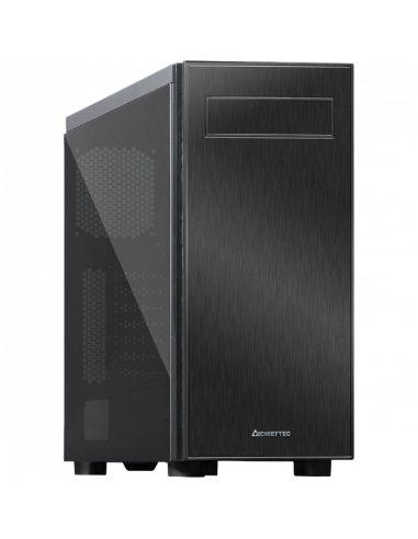 Carcasă PC Chieftec AL-02B-OP, Midi-Tower, ATX, Negru