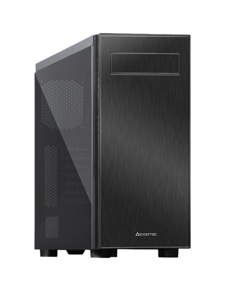 Carcasă PC Chieftec AL-02B-OP, Midi-Tower, ATX, Negru