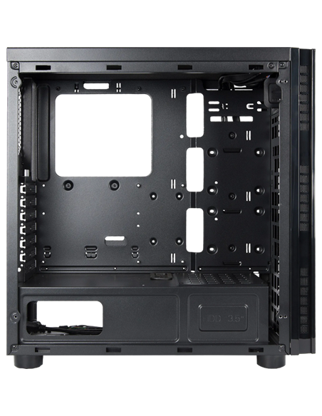 Carcasă PC Chieftec AL-02B-OP, Midi-Tower, ATX, Negru