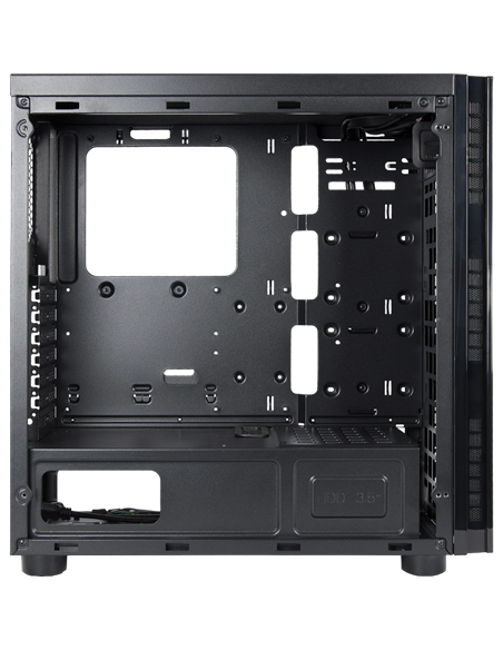 Carcasă PC Chieftec AL-02B-OP, Midi-Tower, ATX, Negru