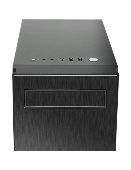 Carcasă PC Chieftec AL-02B-OP, Midi-Tower, ATX, Negru