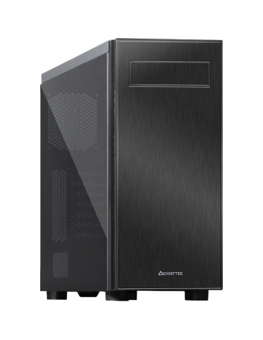 Carcasă PC Chieftec AL-02B-OP, Midi-Tower, ATX, Negru