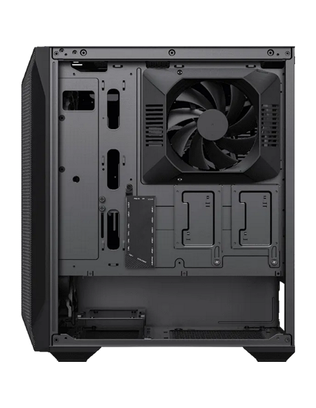 Carcasă PC Gamemax Brufen C1, Midi-Tower, Fără PSU, Negru