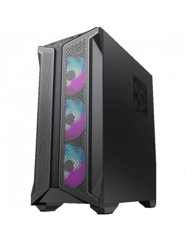 Carcasă PC Gamemax Brufen C1, Midi-Tower, Fără PSU, Negru