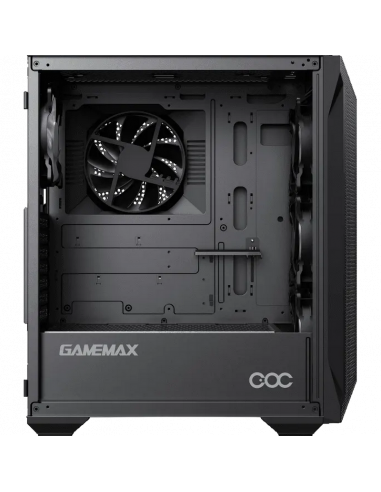 Carcasă PC Gamemax Brufen C1, Midi-Tower, Fără PSU, Negru