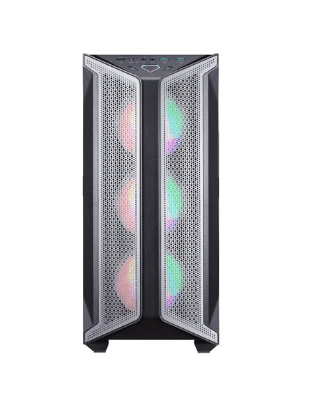 Carcasă PC Gamemax Brufen C1, Midi-Tower, Fără PSU, Negru