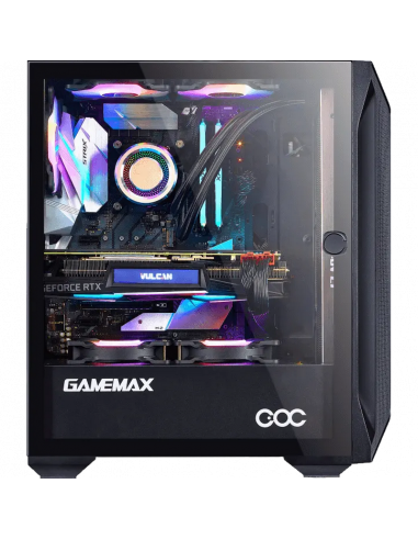 Компьютерный корпус Gamemax Brufen C1, Midi-Tower, Без блока питания, Чёрный